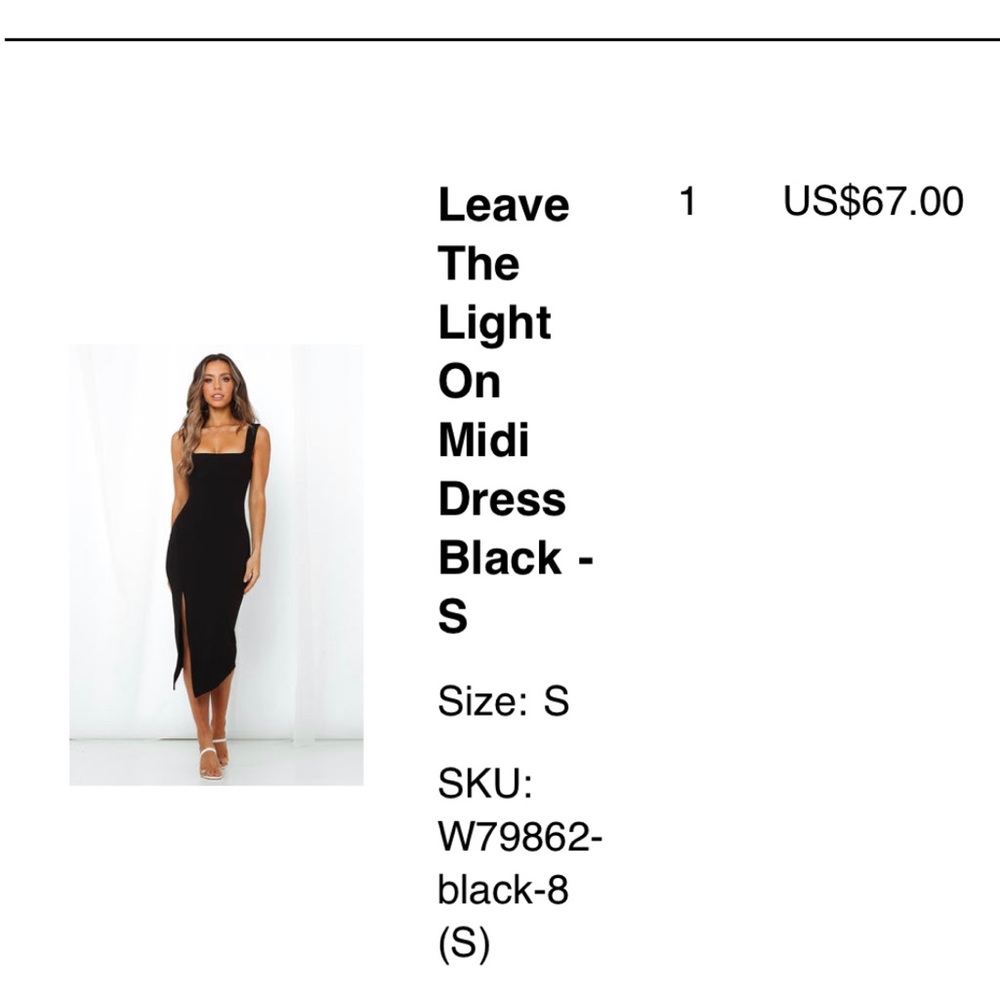 Hello Molly - structured black formal dress NWT